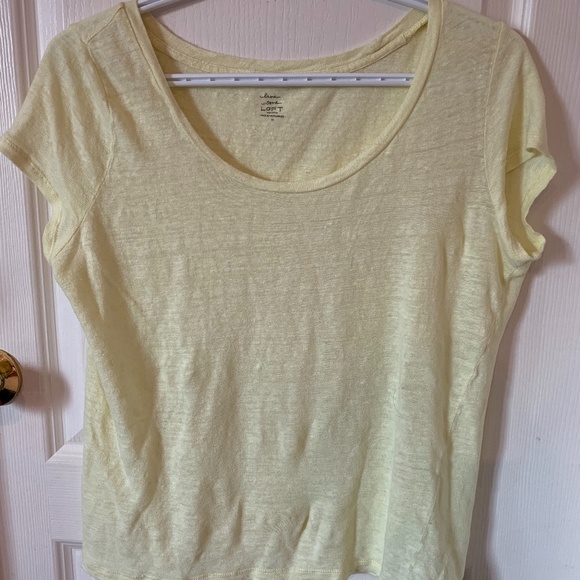 Yellow LOFT T-shirt - Picture 1 of 1